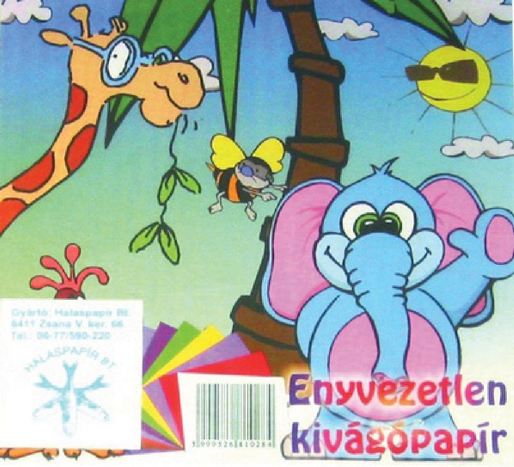 15x15cm 10ív enyvetlen kivágólap
