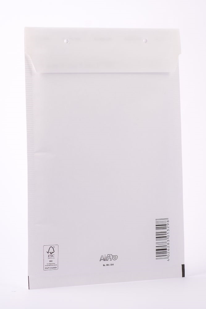 200x275mm fehér légpárnás tasak 14/D