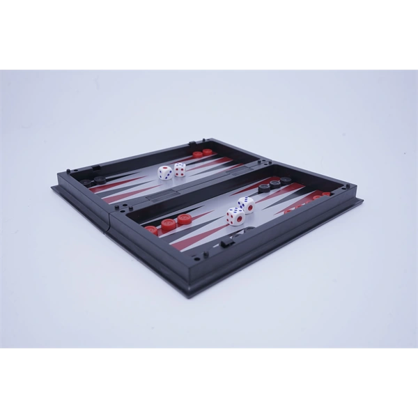 3 az 1ben mágneses sakk, dáma, backgammon