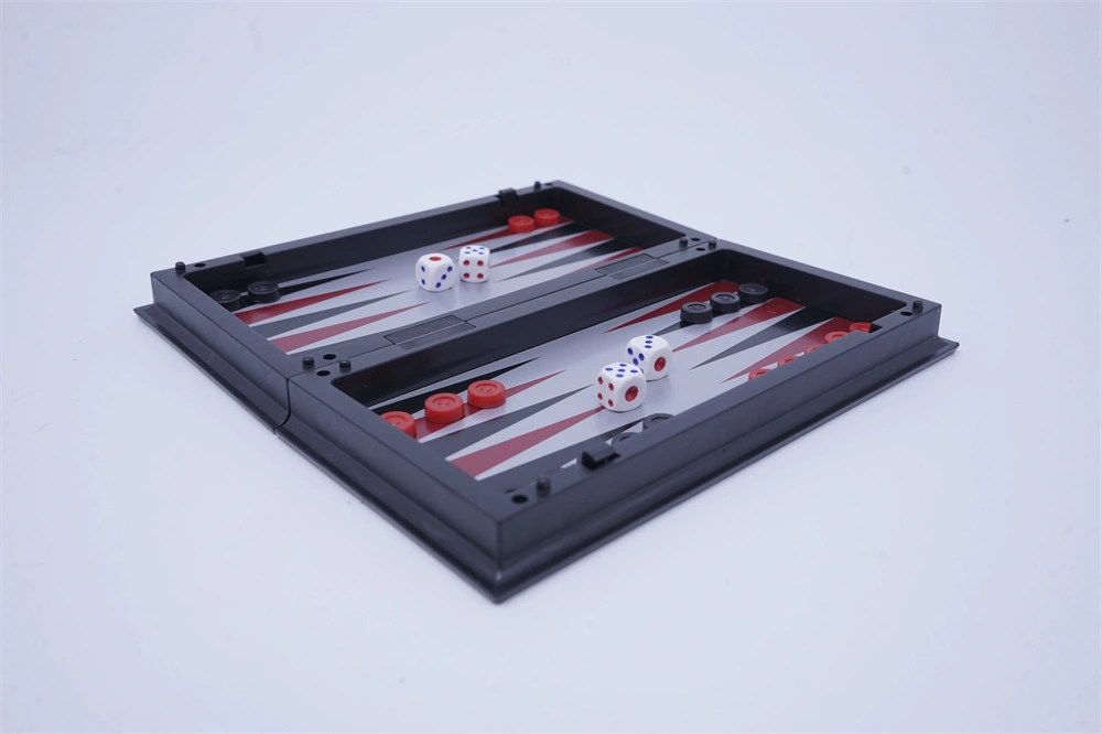 3 az 1ben mágneses sakk, dáma, backgammon