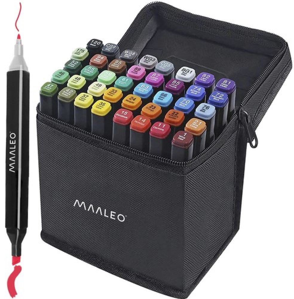 Maaleo 40 db-os kétoldalú filckészlet, tárolótáskával