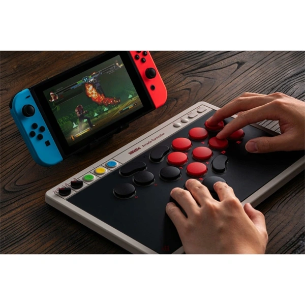 8BitDo Arcade Stick All-Button Nintendo Switch / Switch 2 / PC vezeték nélküli kontroller