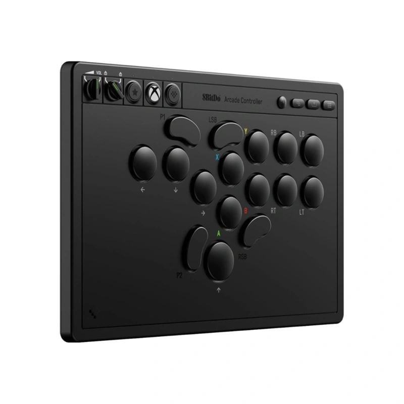 8BitDo Arcade Stick All-Button Xbox Series X|S / Xbox One / PC fekete vezeték nélküli kontroller