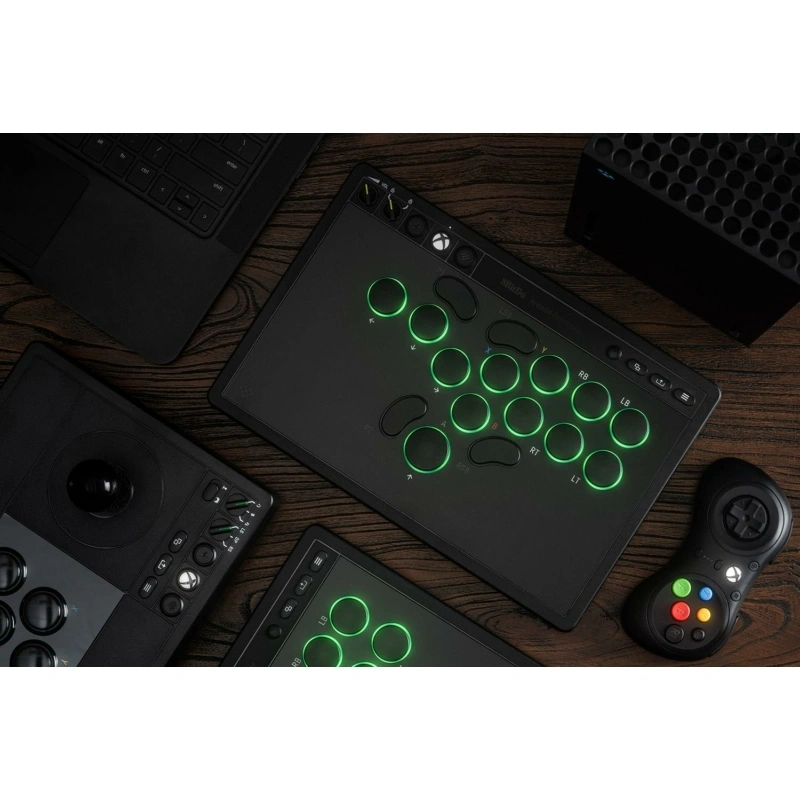 8BitDo Arcade Stick All-Button Xbox Series X|S / Xbox One / PC fekete vezeték nélküli kontroller
