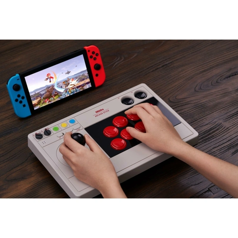 8BitDo Arcade Stick Nintendo Switch / Switch 2 / PC / Steam Classic Edition vezeték nélküli kontroller