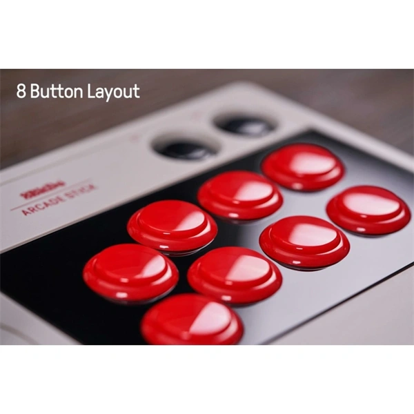 8BitDo Arcade Stick Nintendo Switch / Switch 2 / PC / Steam Classic Edition vezeték nélküli kontroller