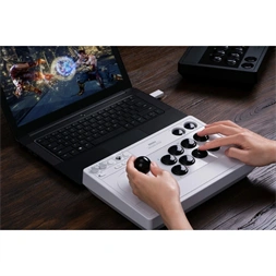 8BitDo Arcade Stick Xbox Series X|S / Xbox One / PC fehér vezeték nélküli kontroller