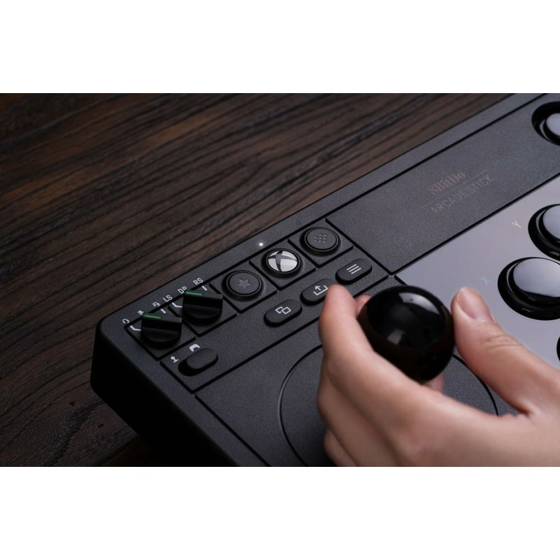8BitDo Arcade Stick Xbox Series X|S / Xbox One / PC fekete vezeték nélküli kontroller