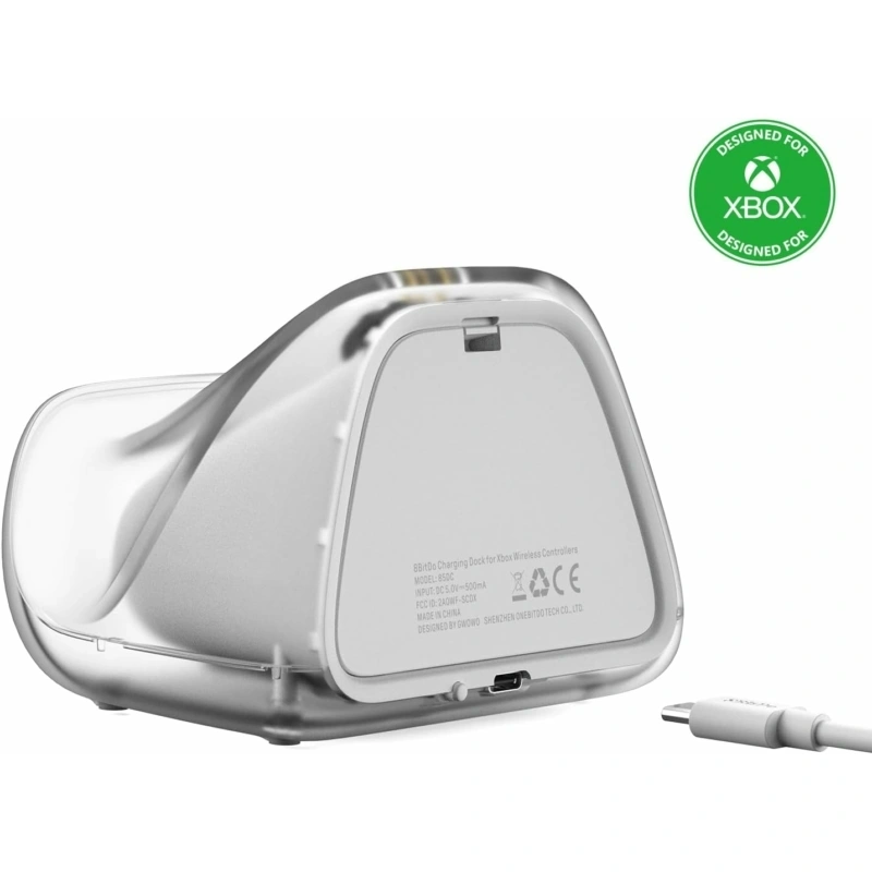 8BitDo Charging Dock Solo, Xbox Series X|S, Xbox One, fehér kontroller töltőállomás