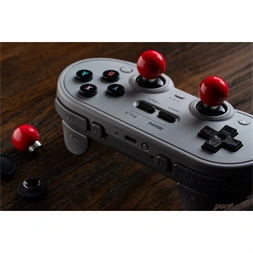 8BitDo Pro 3 Nintendo Switch / Switch 2 / PC / SteamOS / Mobil TMR Joystick szürke vezeték nélküli kontroller