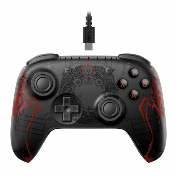 8BitDo Ultimate 2C Wired, PC (Windows), Mobil (Android), 1000Hz, Hall-Effect, Myth Wu Kong vezetékes kontroller