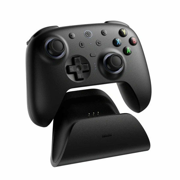 8BitDo Ultimate 2 Wireless 2.4G, PC, Android, SteamOS, iOS, TMR Joysticks, 1000Hz, fekete vezeték nélküli kontroller