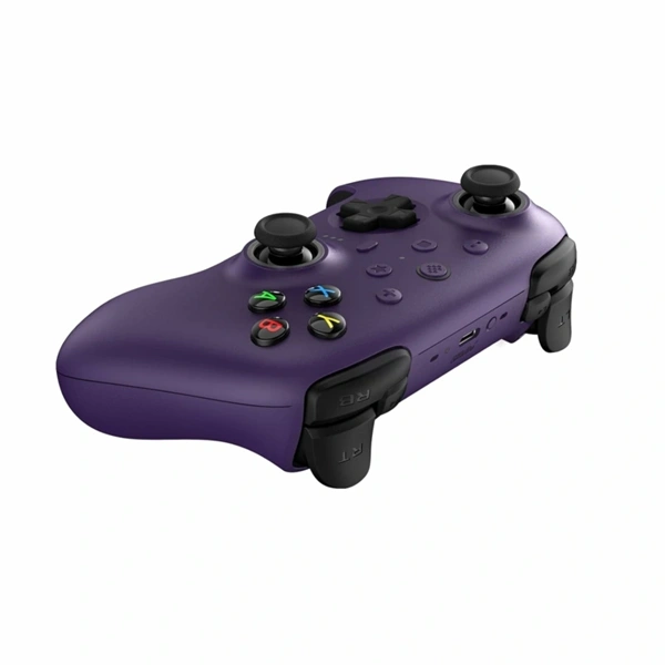 8BitDo Ultimate 2 Wireless 2.4G, PC, Android, SteamOS, iOS, TMR Joysticks, 1000Hz, lila vezeték nélküli kontroller