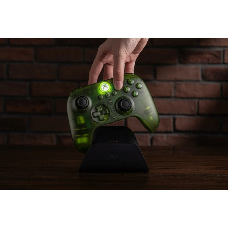 8BitDo Ultimate 3-mode Xbox Series X|S / Xbox One / PC / Mobil Hall-Effect jáde zöld vezeték nélküli kontroller