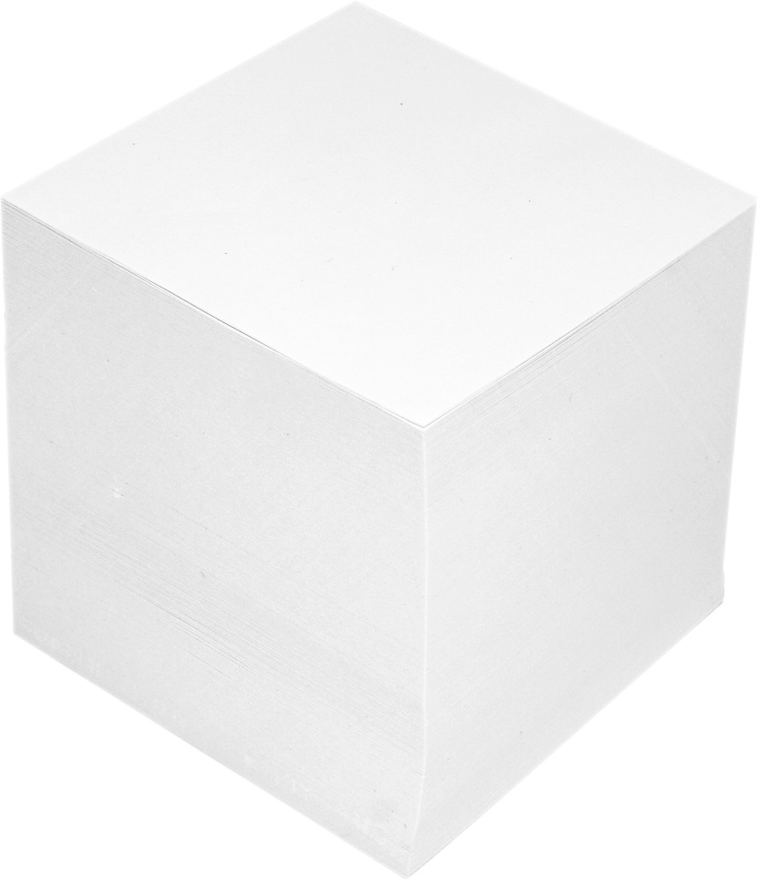 8,5x8,5x8,5cm fehér kockatömb