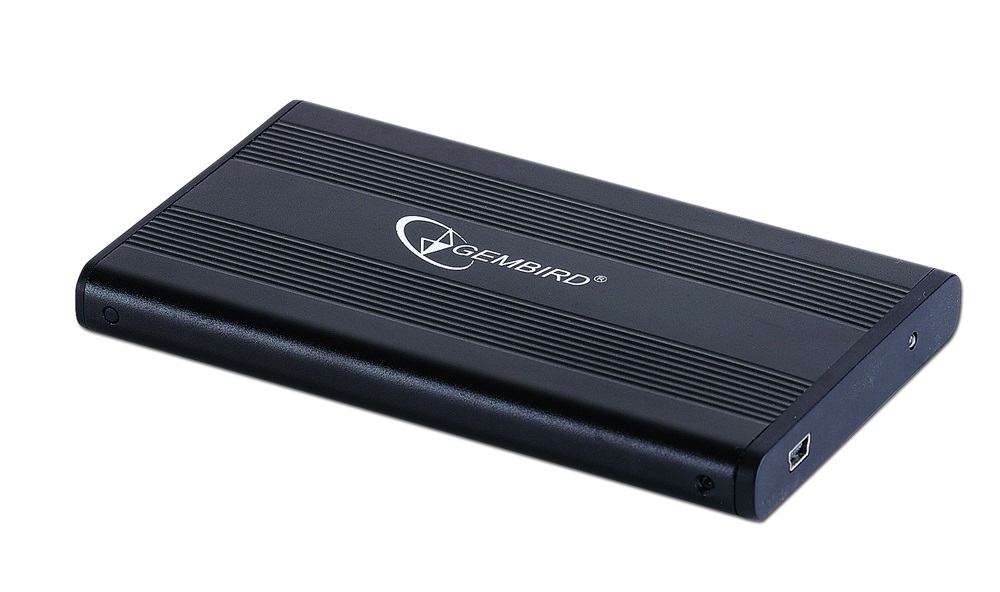 Gembird EE2-U2S-5 USB 2.0 fekete külső ház
