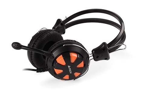 A4-Tech HS-28 narancs-fekete gamer headset