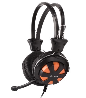 A4-Tech HS-28 narancs-fekete gamer headset