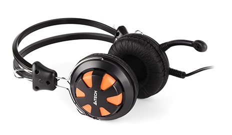 A4-Tech HS-28 narancs-fekete gamer headset