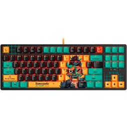 A4-Tech A4TKLA47623 Bloody AT87 US mechanikus (Alpha Switch) RGB Renegade vezetékes gamer billentyűzet