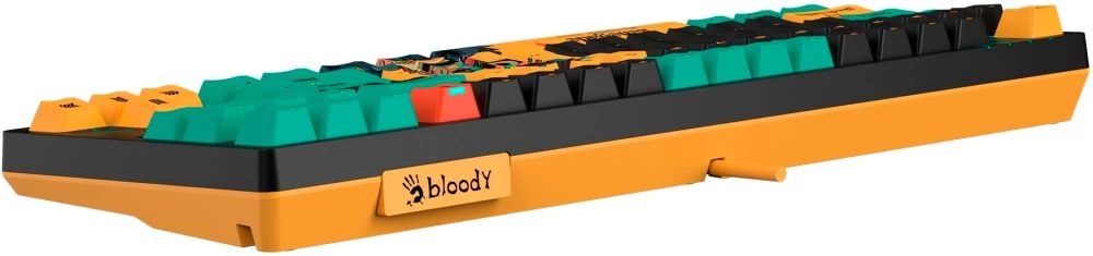 A4-Tech A4TKLA47623 Bloody AT87 US mechanikus (Alpha Switch) RGB Renegade vezetékes gamer billentyűzet