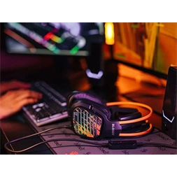 A4-Tech Bloody G565 Energy Black 7.1 USB RGB fekete gamer headset