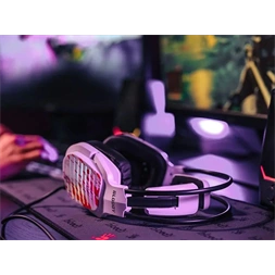 A4-Tech Bloody G565 Energy White 7.1 USB RGB fehér gamer headset