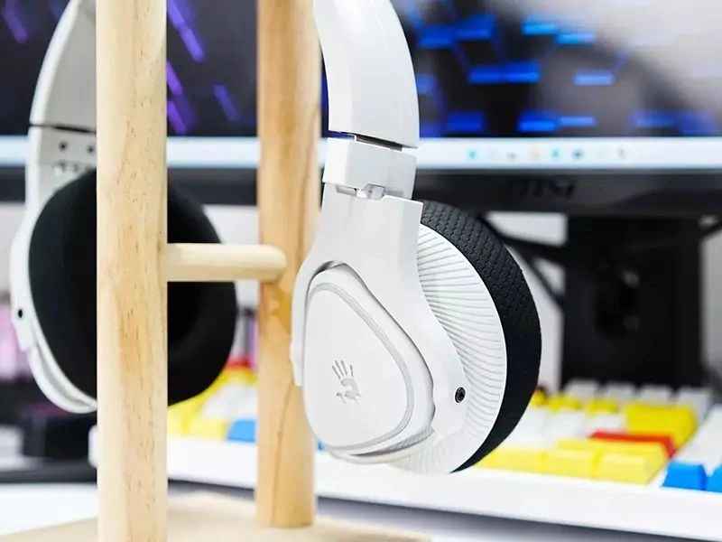 A4-Tech Bloody MR710 Multi-platform vezeték nélküli RGB szürke gamer headset