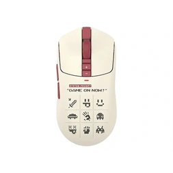 A4-Tech Bloody R72 Ultra Duo Pixels Red vezeték nélküli fehér gamer egér