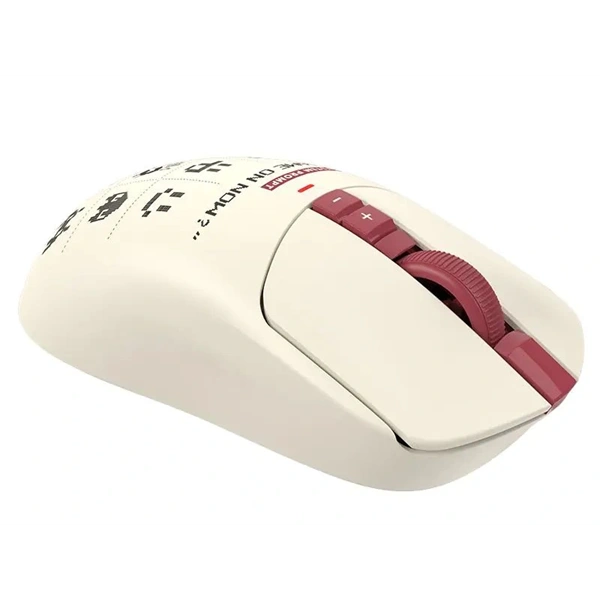 A4-Tech Bloody R72 Ultra Duo Pixels Red vezeték nélküli fehér gamer egér