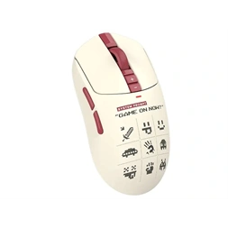 A4-Tech Bloody R72 Ultra Duo Pixels Red vezeték nélküli fehér gamer egér