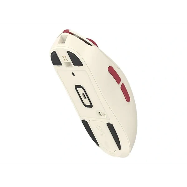 A4-Tech Bloody R72 Ultra Duo Pixels Red vezeték nélküli fehér gamer egér