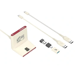 A4-Tech Bloody R72 Ultra Duo Pixels Red vezeték nélküli fehér gamer egér