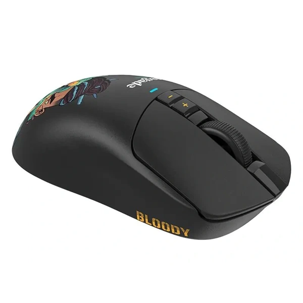 A4-Tech Bloody R72 Ultra Duo Renegade Midnight vezeték nélküli fekete gamer egér