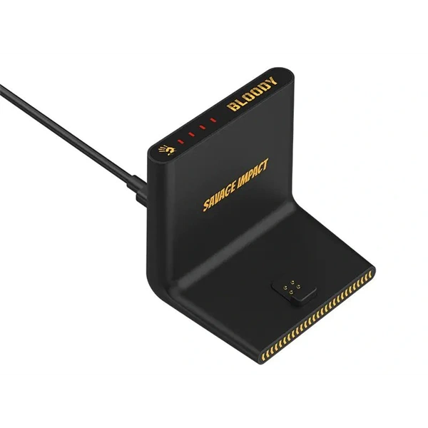 A4-Tech Bloody R72 Ultra Duo Renegade Midnight vezeték nélküli fekete gamer egér