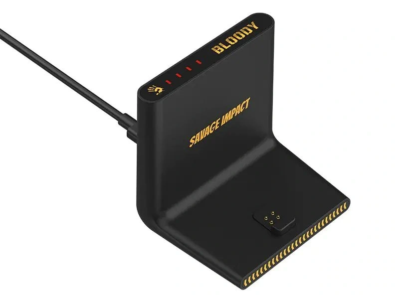 A4-Tech Bloody R72 Ultra Duo Renegade Midnight vezeték nélküli fekete gamer egér