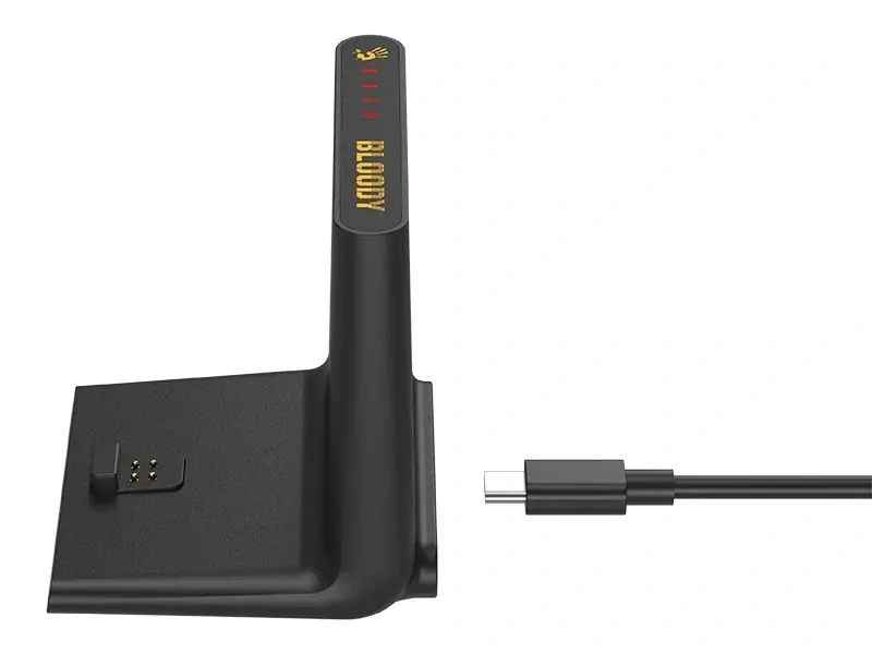 A4-Tech Bloody R72 Ultra Duo Renegade Midnight vezeték nélküli fekete gamer egér