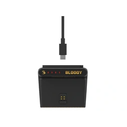 A4-Tech Bloody R72 Ultra Duo Renegade Midnight vezeték nélküli fekete gamer egér