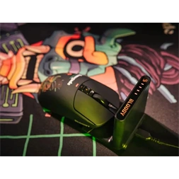 A4-Tech Bloody R72 Ultra Duo Renegade Midnight vezeték nélküli fekete gamer egér