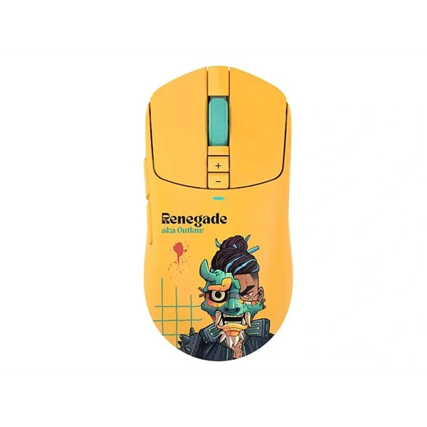 A4-Tech Bloody R72 Ultra Duo Renegade Sunset vezeték nélküli sárga gamer egér