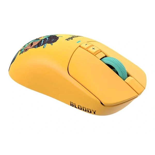 A4-Tech Bloody R72 Ultra Duo Renegade Sunset vezeték nélküli sárga gamer egér