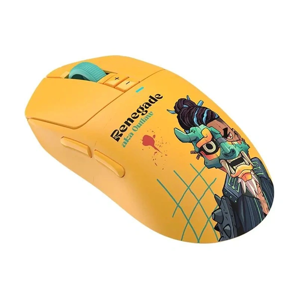 A4-Tech Bloody R72 Ultra Duo Renegade Sunset vezeték nélküli sárga gamer egér