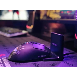 A4-Tech Bloody R73 Ultra Duo Cypher Ghost vezeték nélküli fekete gamer egér