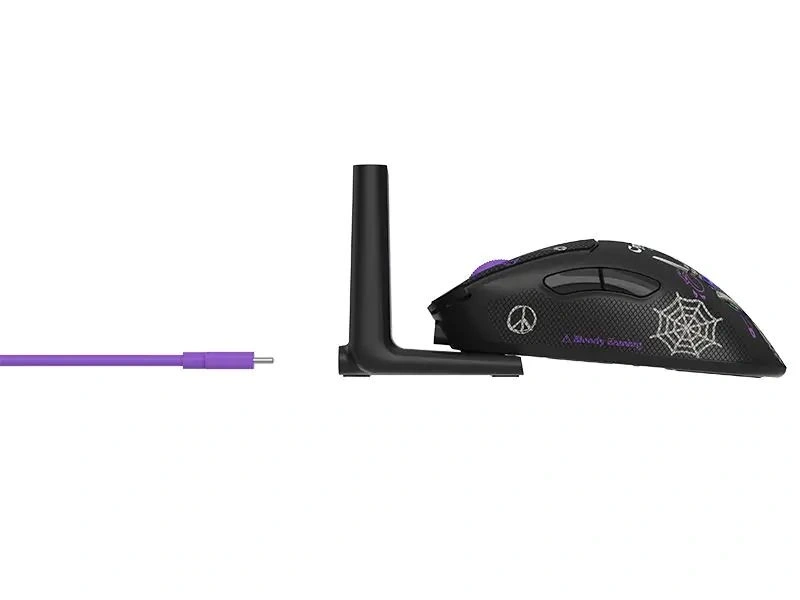 A4-Tech Bloody R73 Ultra Duo Cypher Ghost vezeték nélküli fekete gamer egér