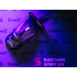A4-Tech Bloody R73 Ultra Duo Cypher Ghost vezeték nélküli fekete gamer egér