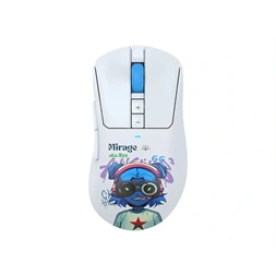 A4-Tech Bloody R73 Ultra Duo Nyx Mirage vezeték nélküli fehér gamer egér