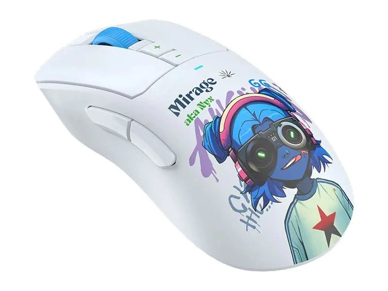 A4-Tech Bloody R73 Ultra Duo Nyx Mirage vezeték nélküli fehér gamer egér