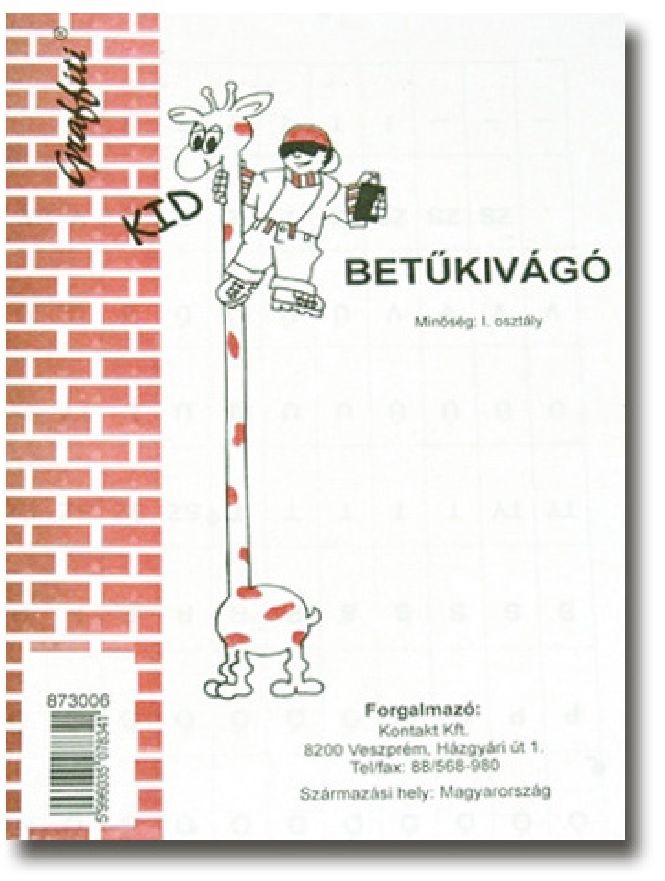 ABC garnitúra betűkivágó