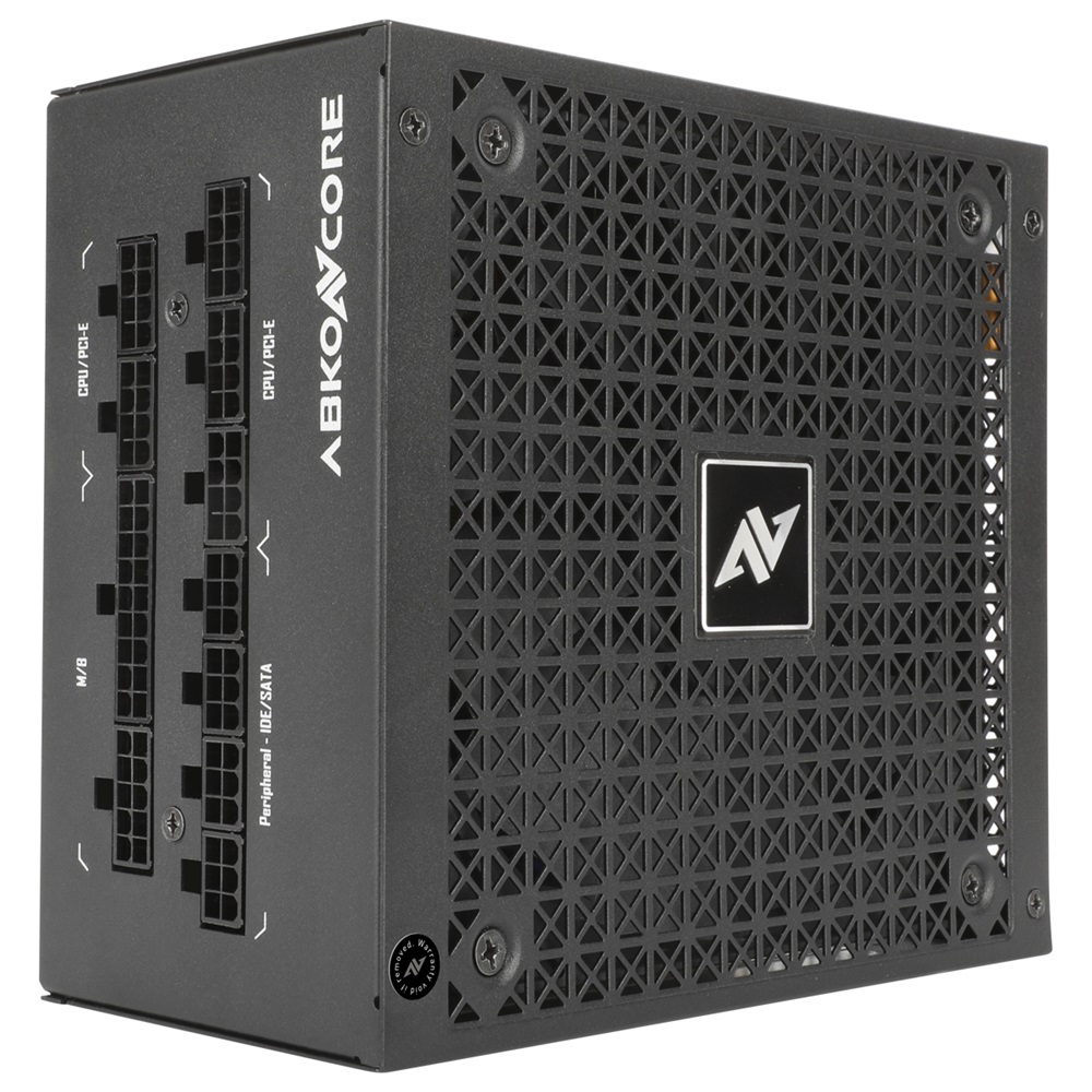 ABKONCORE TENERGY 850W 80+ gold 12cm ventilátorral moduláris dobozos tápegység