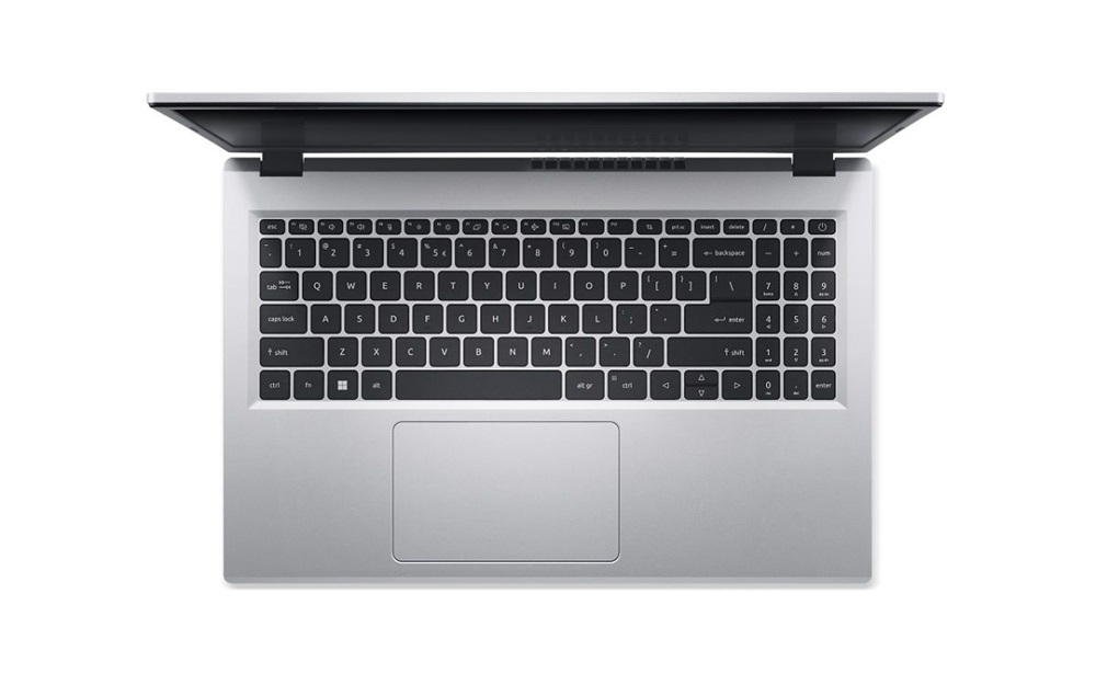 ACER Aspire A315-24P-R11R, 15.6" FHD, AMD Ryzen 3 7320U, 8GB, 512GB SSD, UMA, DOS, ezüst laptop